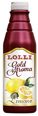 LOLLI - Aromi in pasta per preparazioni professionali, ideali per dare gusto a tantissimi prodotti di pasticceria e gelateria, senza coloranti, linea GOLD (1 flacone - 800g, Limone)