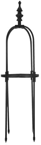 Happyyami Metallspalier Für Pflanzen Gartenobeliskspalier Zum Klettern Von Rosen Und Weinreben Stützrahmen Für Rosensträucher Rankgitter Für Topfpflanzen Tomatenspalier Für Innen Und Außenbe