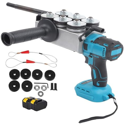 Guía pasacables Profesional,Máquina roscado Electricista Completamente automática Enhebrador batería Litio Máquina roscado Alambre eléctrico,Velocidad 40 m/min,2*battery