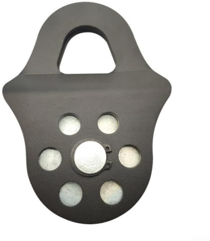 Système de poulie de treuil efficace 6T parfait pour les opérations de camion, tracteur, VTT et UTV (noir)