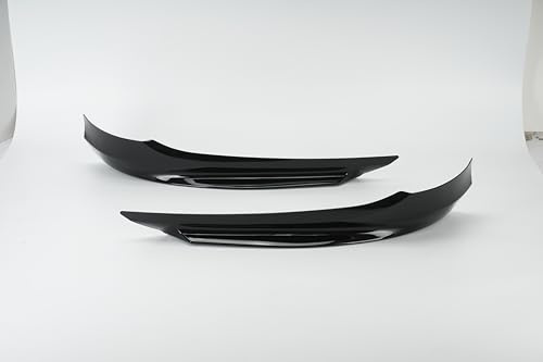 QKVBKAU Frontspoiler Ecken Glanz Schwarz Front Spoiler für BMW 3er E90 E91 LCI