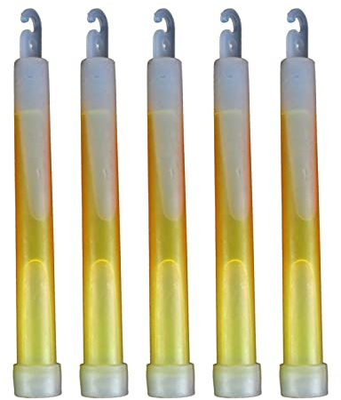 Geavonyg 6 Pouces Lumineuses Brillantes dans Les Tubes De Bâtons De Lueur Chimique Sombres