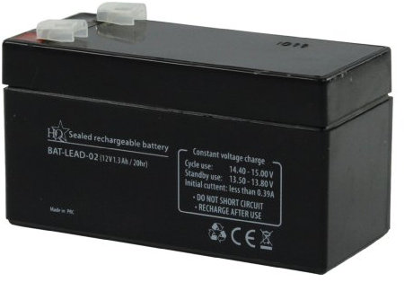 HQ 12 V 1.3 Ah universale batteria ricaricabile al piombo acido sigillata