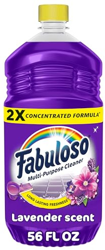 Fabuloso limpiador multiusos para suelos, baños, duchas y cocinas, lavanda – 56 onzas líquidas