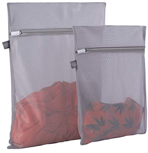 Kimmama Bolsa de Lavandería Malla, Bolsa para Lavadora, Saco Red con Cremallera, Funda Secado para Ropa, Prenda, Delicados, Lencería, Traje, Sujetador, Pantalón, Calcetín, Juguetes Pequeños