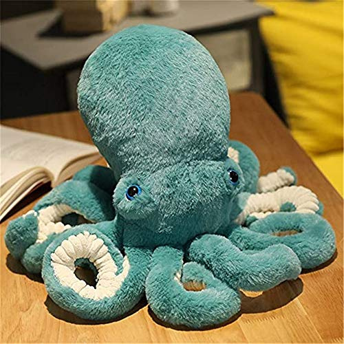 Nicole Knupfer Krake Plüschtier Octopus Plüsch Puppe Spielzeug Große Geformt Cuddly Kuscheltier Oktopus Geburtstag Geschenke (Grün,30cm)