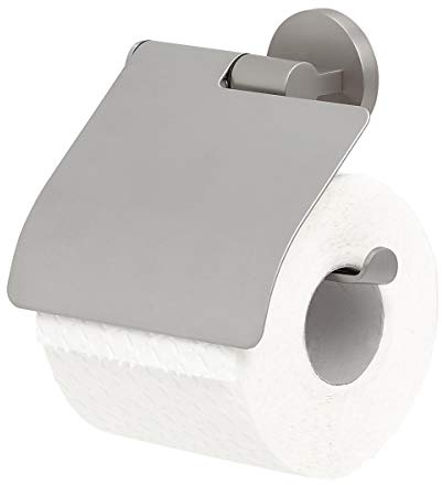 Tiger Noon Toilettenpapierhalter mit Deckel Edelstahl gebürstet