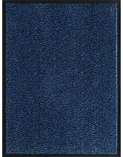 Systafex Schmutzfangmatte Fußmatte Bodenmatte Türmatte Flurteppich Schmutzmatte Tür Matte Teppich Blau (120cm x 180cm)