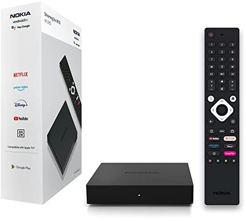 Nokia Streaming Box 8010 - Android TV Box (Ultra HD 4K, Chromecast, HDMI, WiFi, USB)