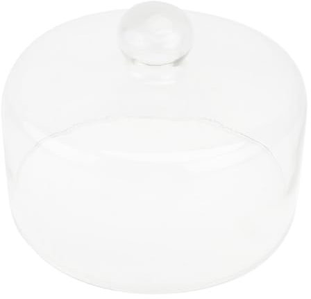 Cabilock Kristallklare Bleifreie Glass Dome Kuchenkuppel Food Lid Transparenter Staubdichter Tortenschutz Für Kuchen Snacks Buffets Indoor Outdoor Nutzung Für Partys Feiern