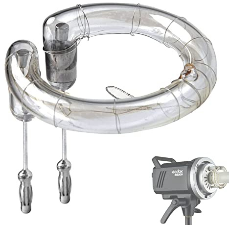 GODOX MS300 Flash Tube 300Ws, Ricambio Tubo Flash Originale per MS300 | Fotografia Luce Parti di Riparazione, 1 Unità, 300W, Xenon, Luce Bianca Giorno, Bassa Efficienza, Strobo, Interno