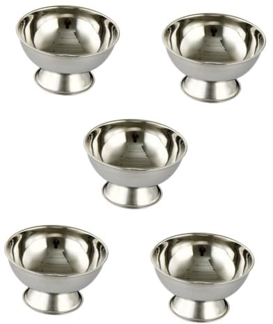 minkissy 5 Stücke Edelstahl Für Männer Rasiercreme Seife Becher Große Rasierschale