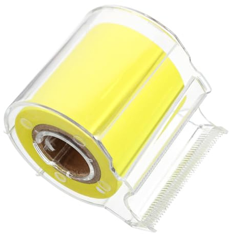 SHINEOFI Rotolo Memo Adesivo Riutilizzabile Con Nastro Completo Strappabile Note Portatili Per Ufficio Casa Scuola 2.95X2.36X2.17In Promemoria Multifunzionale