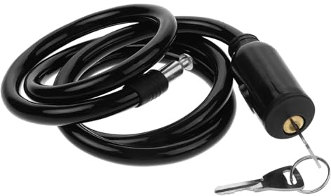 HONMEET Candado De Bicicleta Portátil Antirrobo Cadena De Resistente Para Bicicletas Eléctricas y Motocicletas Funda Protectora y Alta Seguridad