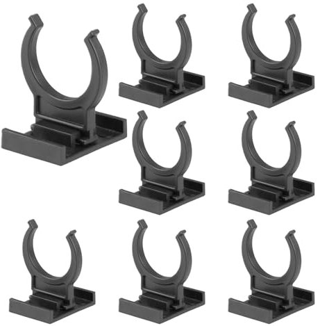 Ganci per Zoccolo Cucina, 16 PCS Fissaggio per Battiscopa, Ganci Universali per Piedistallo da Cucina in ABS, Gancio Battiscopa Zoccolino Cucina, Per Fissare Gli Zoccoli Mobili Bassi, Divani, Letti