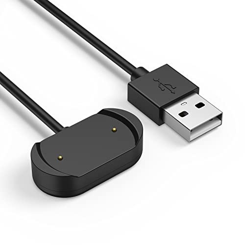 Mugust Cargador para Amazfit T-Rex 2/Amazfit T-Rex Ultra/Amazfit Cheetah/Cheetah pro,Cable de Carga USB Repuesto para Reloj Inteligente Accesorios(100cm)