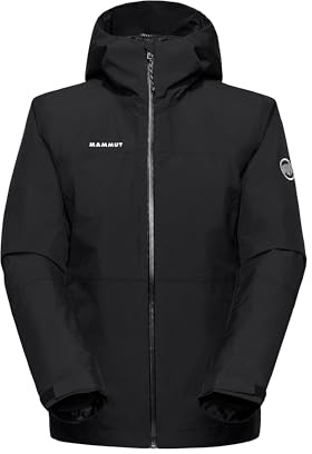 Mammut Treeline 3 in 1 HS Hooded Jacket Women | Giacca Isolante Gore-Tex da Donna con Cappuccio | Nero, S