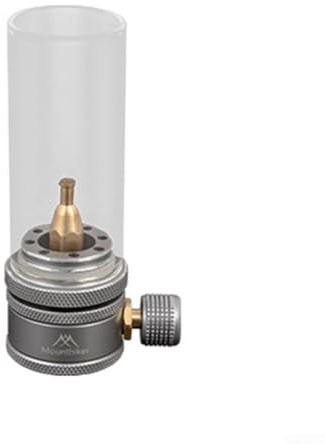 SiSinkal, mini lampada a gas da campeggio, per tenda, in lega di alluminio, luminosità regolabile, per escursioni all'aperto, picnic, avventura, portatile, leggera, avvitamento, compatibile con