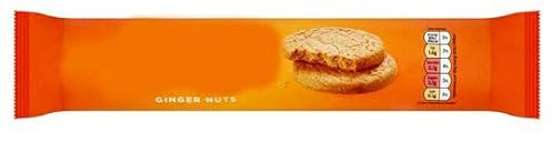 Ginger Nuts Biscuits, 300g, No Artificial Flavourings or Colours, Vegan