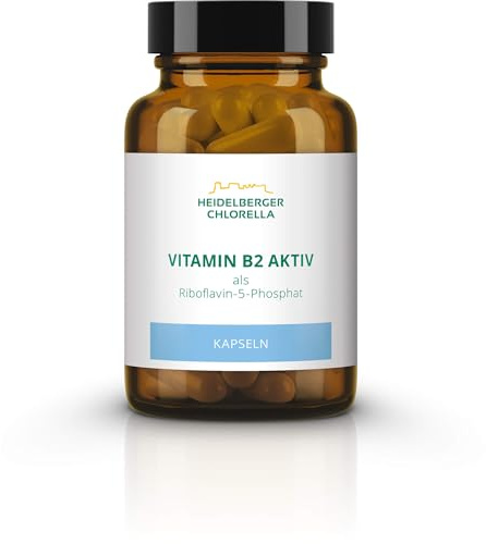 Heidelberger Chlorella Vitamin B2 aktiv Kapseln, 60 St. Kapseln