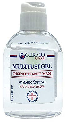 Germo Care Multiusi Gel Mani Disinfettante Senza Risciacquo, 65ml