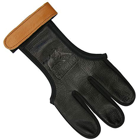 elToro Prisma I - Schießhandschuh - Farbe: Braun - Größe: S; Zubehör Bogenschießen, Pfeil und Bogen, Bogensport, Handschuh