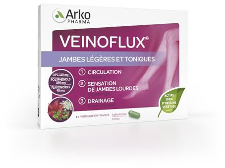 VEINOFLUX® 2 mois - Complément alimentaire pour jambes légères et toniques - Offre spéciale avec 15 jours OFFERTS