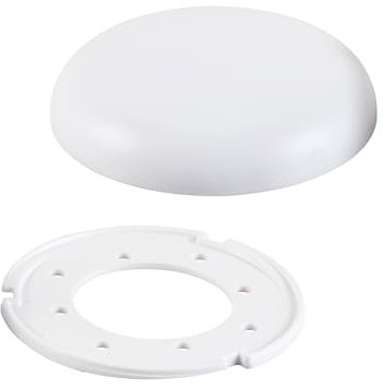 Heidemann 43175 Deckenverteilerdose Distrionendose für Decke Ø 100 mm Weiß Kunststoff nicht wasserfest