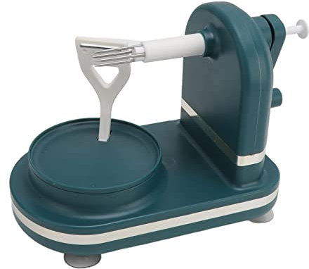 Apfelschäler, PP-Fruchtschäler, Maschinenfest, Exquisiter Körper, Obstschneider für die Küche, Einfach zu Bedienen (Grün)