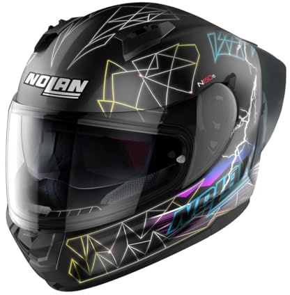 Nolan N60-6 Sport Raindance Helm, schwarz/bunt, M (58)