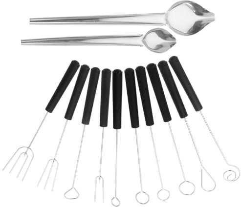 Kichvoe 1ensemble Set De Cuillères Décoratives Inoxydable Pour Desserts Et Sauces Outils De Cuisine Pour Chocolat Et Pâtisseries Pour Restaurants Et Événements