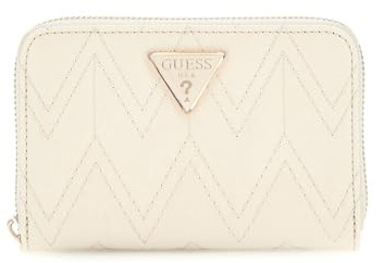 GUESS Laurel SLG Medium Zip Around Wallet Stone
