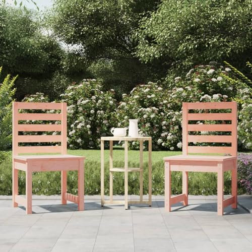 Xichuzi Gartenstühle 2 STK. 40,5x48x91,5 cm Massivholz Douglasie, Gartenmöbel, Terrassenstühle, Balkon Sessel, Balkon Stühle, Balkonstuhl, Garten Stühle Für Draussen - 824030