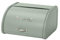 Baroni Home Portapane in Metallo con Coperchio con Maniglia, Design Moderno per Tavola e Cucina, Linea Salvia, 30x26x17 cm