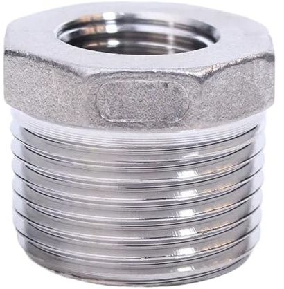 4 NPT Female to 3 NPT Male Core Repair Inner Outer Wire Variable Diameter Head Reducer Plumbing Fittings
