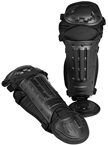 Mil-Tec Anti RIOT Beinschützer Schwarz Einheitsgröße