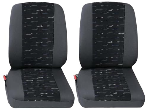 PETEX Auto Transporter Sitzbezüge für Zwei Einzelsitze (vorne) 2-teilig - Profi 2 in blau