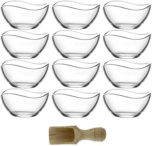 Lav 12 cuencos de cristal Vira 310 ml cuencos postre aperitivo vasos de cristal