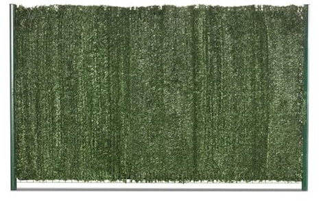 EASY CLOTURE Haie synthétique occultante 129 brins Premium - H1.8m x L 3m - Clôtures décoratives - Ornements de Jardin