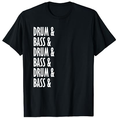 Schlagzeug- und Bassmusik Liquid Jungle EDM Cool Drum & Bass T-Shirt