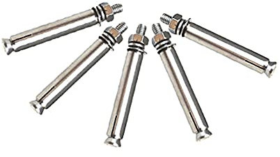 GETREY Dehnbolzen Rawl, Ankerbolzen, M6 M8 M10 M12 Mauerwerk Beton Dehnbolzen Wand Rawl Ankerbolzen Extra lang (1 Stück) (Maße: M8 x 120 mm)