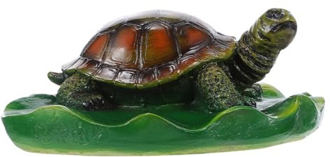 Sosoport Tortue De Simulation Flottante Résine Décoration Étang Artisanale Ornement De Fontaine pour Jardin Et Piscine
