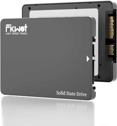 Fikwot FX812 SSD SATA III da 1TB 2,5, 6GB/s, 3D NAND TLC, 70% SLC Cache, fino a 560MB/s, compatibile con computer portatile e PC desktop