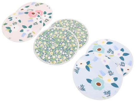 BESTonZON Stilleinlagen für Die Schwangerschaft 6er-pack Wiederverwendbare Waschbare Stilleinlagen Zum Stillen Weich Atmungsaktiv