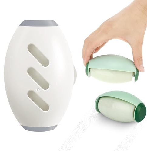 Eroionet Tragbar Fusselroller, Wiederverwendbarer Gel-Fusselroller, Waschbare Klebrige Gel Fusselrolle Ball, Reusable Lint Roller, für Unterwegs für Kleidung Sofas Haare Staub (Weiß)
