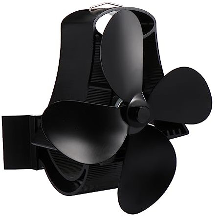 MAGICLULU Heat Powered Stove Fan Fireplace Fan Blades Thermal Power for Fireplace