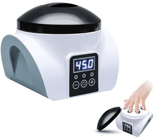 Nagel-Soak-Off-Schüssel, elektrische Nageleinweichschale, automatische Dampf-Nagelentfernungsmaschine, Soak-Off-Gel-Nagellack, Dip-Pulverentfernung, mit einstellbarer Temperatur, Timer-Einstellung