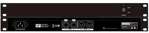 DOJBK Professioneller Rückkopplungsunterdrücker, KTV-Mikrofon-Frequenzschieber, Anti-Heul-Audioprozessor, Unterstützt XLR- Und 6,35-Schnittstelle, Für Die Leistungsphase