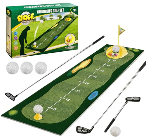 Golf Set for Kids Ball Sports Game | Outdoor Yard Game for Boys Preschoolers Birthday Holiday Backyard Park Garden Family Gatherings Beach Camping Playroom