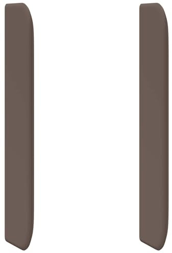 Qnhdfrt Kopfteil Ohr Braun 80 x 16 x 4 cm - Polsterkopfteil aus PVC und Holzwerkstoff für Moderne Schlafzimmer - Elegantes Wandkissen Wandpaneel Bettkopfteil